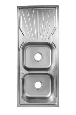 Stainless Steel Double Bowls Kitchen Sink