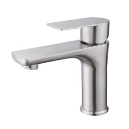 Brushed Nickel Basin Mixer Tap Faucet