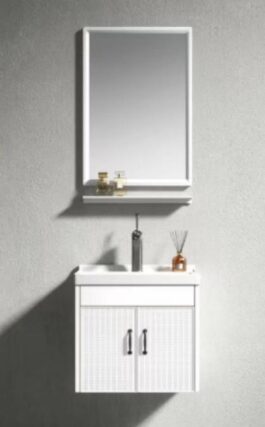 Minimalist Bathroom Vanity Set with Mirror
