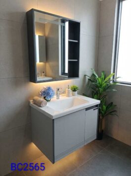 Modern Bathroom Vanity Cabinet with Mirror.