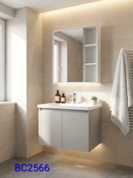Modern Bathroom Vanity Cabinet with Mirror- 2566