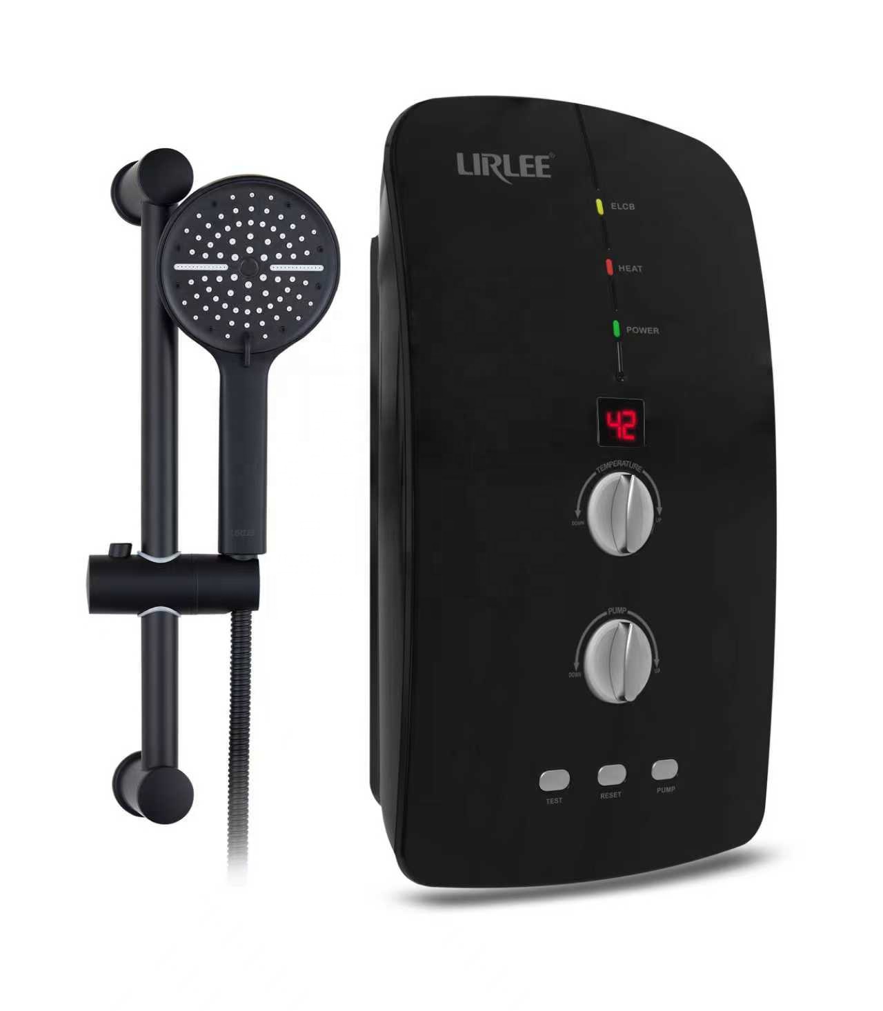 Matte Black Instant Electric Water Heater